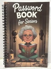 Password Book Seniors Internet Bank Credit Card Software Info Logbook Organizer picture