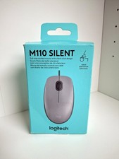 Logitech M110 Silent Wired Optical Mouse USB Silent Click picture