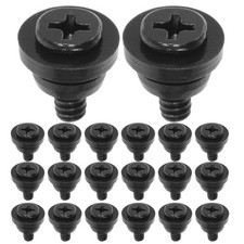 50Pcs Hard Disk Drive Repair Screws Black Iron Durable Vibration Dampening picture