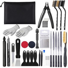 62PCS 3D Printer Tool Kit, Post-Processing Accessories Black bag 62pcs picture