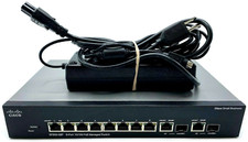 Cisco SF302-08P SRW208P-K9 V02 8-Port 10/100 PoE Managed Switch - w/ AC ADAPTER  picture