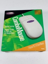🔥Vintage 1999 • Belkin 2 Button Wired Combo Mouse • PS 2 picture