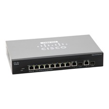 Cisco SF302-08P 8-Port 10/100 RJ-45 PoE 2x SFP Fast Ethernet Switch picture