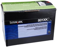 Original Lexmark 80C1XK0 Black Toner. New Sealed Box, We Ship Fast picture