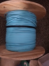 12 Strand Raw Corning Fiber Optical Cable OM4 Aqua Custom Cut Per Foot =quantity picture