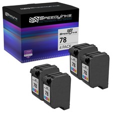 SPEEDYINKS Replacement for HP 78 Tri Color Ink Cartridge C6578D 4-Pack picture
