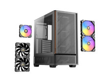Antec P30 ARGB, 3 PWM ARGB & 2 PWM Reverse Fans Included, Metal Mesh Front with picture