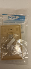 ICC 2 port ivory faceplate picture