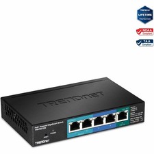 TRENDnet 5Port Gigabit PoE Pow Edgesmt picture