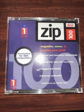 Iomega Zip 100 Disk Formatted for IBM Compatibles  Unused Open Pkg. picture