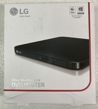 LG Ultra Slim Portable Dvd Writer SP80NB80 For Mac & Windows New Sealed picture