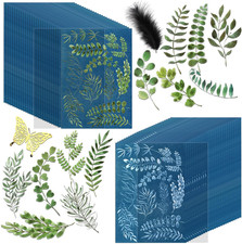 80 Pcs Cyanotype Paper, High Sensitivity Sun Print Paper Kit with 2 Sleeves and picture