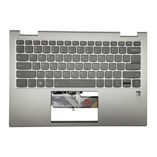 New Palmrest w/ Backlit Keyboard For Lenovo Yoga 730-13IKB Silver 5CB0Q95936 US picture