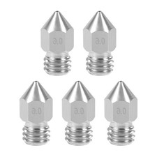 5pcs 0.6mm 3D Printer Nozzles Head M6 Thread Replacement Stainless Steel picture