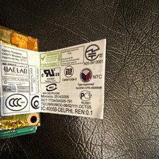 Agere Systems Delphi Modem D40 56K Mini PCI Laptop Modem Card to RJ-11 1 Port picture