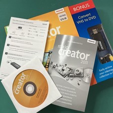 Roxio Creator Special Edition 2011 Digital Media Suite & Converter VHS to DVD VG picture