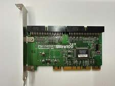 Promise Technologies Ultra 100 TX2 ATA/ATAPI Dual IDE Controller PCI Card Vintag picture