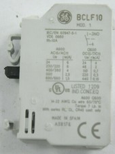 Lot of 3 GE BCLF01 Auxiliary Contact Block General Electric Top Mount picture