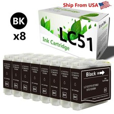 8-PacK LC51 LC-51 Ink Cartridge for DCP-330C MFC-240C Printer picture