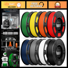 8 Color Hyper PLA+ 3D Printer Filament Bundle, 1.75mm, Vacuum Packed, 0.25kg Spo picture