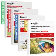 Lot Koala Double Sided Photo Paper 8.5x11 69lb Thick for Inkjet / Laser Printers picture