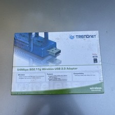 Trendnet TEW-424UB 54Mbps Wireless G USB Adapter For PC / Laptop New In Box picture