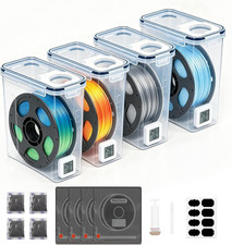 4PCS 3D Filament Storage Box Kit with Temperature & Humidity Monitor picture