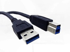 [2pcs] USB 3.0 Type A Male to Type B Male Cable SuperSpeed Data Cable picture