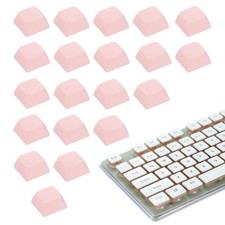 20Pcs XDA Profile Keycap Set PBT Mechanical Numeric Keypads, Light Pink picture
