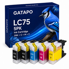 LC75-5PK  for MFC-J430W MFC-J825DW MFC-J435W MFC-J280W J835DW J625DW J425W J6710 picture