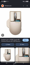 LOFREE Maker 2m² Wireless Optical Mouse, Adjustable 1600 DPI, 2-Button White picture