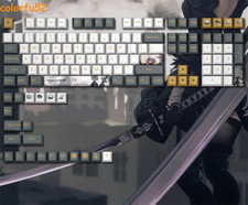 Game NieR:Automata PBT 128 Keys Full Set Dye-sub Keycaps for Cherry MX Keyboard picture