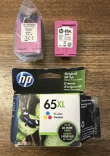 2X HP 65XL Tri-Color Ink Cartridge - 1 Genuine + 1 Non-OEM picture