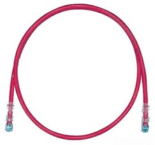 Panduit UTPSP3RDY 3ft Cat.6 UTP Patch Cable RJ-45 Red picture