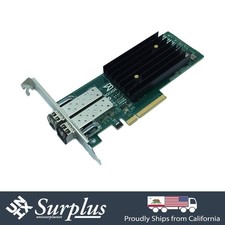 10GbE FCoE Dual Port Brocade NIC PCIe 2.0 x8 HBA Ethernet Card 2x Optics picture