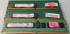 Server Memory 24GB (3x8): 1 @ DDR-4 HYNIX 2133MHz & 2 @ DDR-4 Micron 2400T picture