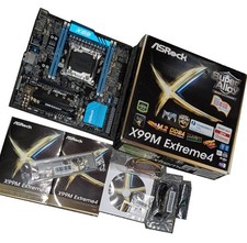 ASRock X99M Extreme4 X99/LGA2011-v3(DDR4)/M.2(x4)/MicroATX W/box From Japan picture