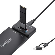NVMe SATA To USB SSD Enclosure 3 In 1 M.2 NVMe/NGFF 2.5 Inch HDD Reader picture