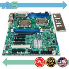 SuperMicro X9DAL-3 Server Motherboard x2 Intel Xeon E5-2430 V2 with I/O Shield picture