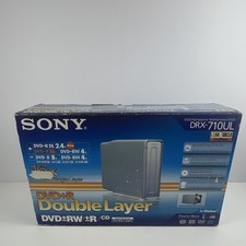 Sony DRX-710UL External DVD+R DL DVD±RW CD Writer USB 2.0 FireWire PC Silver picture