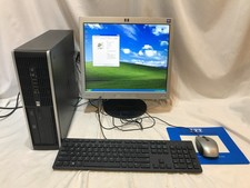 Windows XP Desktop computer CPU HP 3GB ram 300GB Fast Dual Core 32 bit + Monitor picture