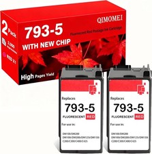 2 Pack 793-5 Red Ink Cartridge Replacement for Pitney Bowes 793-5 Red Ink picture