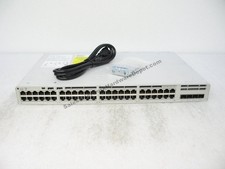 Cisco C9200L-48P-4G-E 48-Port PoE 9200L Switch w/ Power - 1 Year Warranty picture