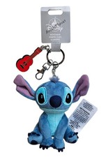 Disney Parks Stitch & Guitar Bag Charm Keychain Plush picture