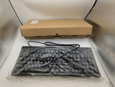 NEW OEM Wyse Dell Keyboard KB-3923 Black 104 Key Pad PS/2 6-pin Plug 770413-01L picture