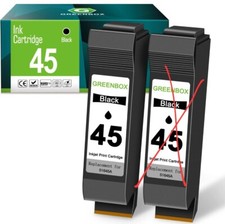 Greenbox Ink Cartridge 45/black 51645A  New picture