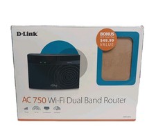 D-Link DIR-810L Wireless AC750 Dual Band Cloud Router + Power Cord+Eth Cable picture