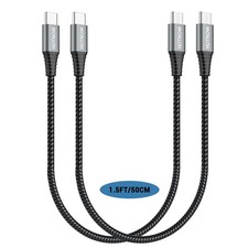 HOTNOW USB C to Micro Cable 1.5FT 2Pack, Type C 1.5FT, Black picture