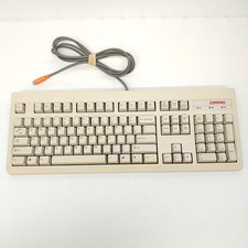 VINTAGE COMPAQ MECHANICAL PS2 KEYBOARD 235212-301 121280-001A RT6656TW RM0-KBRK picture
