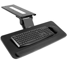 Keyboard Tray 25 x 10 in Under Desk Black MOUNT-KB03B VIVO picture